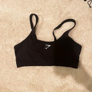 Gymshark sports bra, size medium, black.